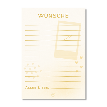 Wunschkarten-Bundle für Hochzeit, Babyparty, Willkommensfeier & Taufe